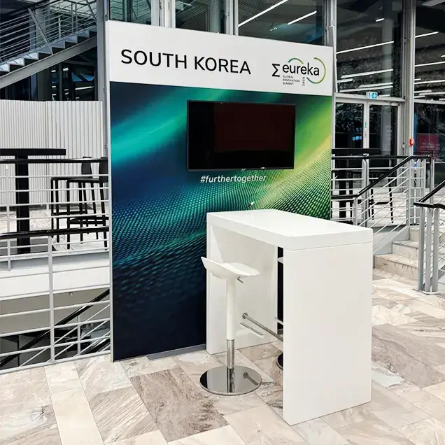 Exhibition stand for MCI at GIS, Hannover