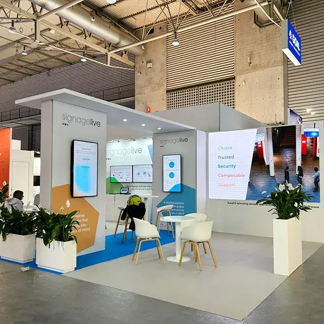 Signagelive, U.K at ISE Barcelona