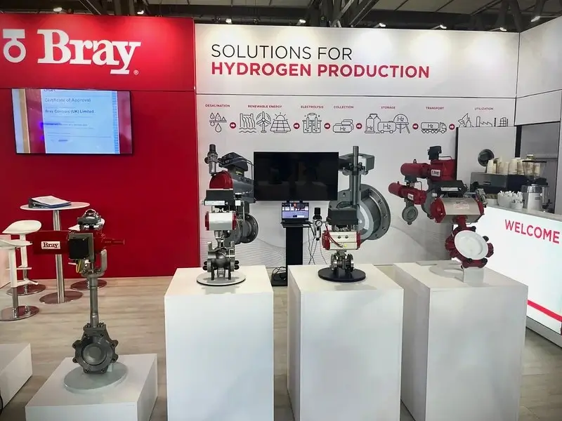 39 Sqm Booth for Bray International, Inc. – U.S. at Gastech Exhibition & Conference 2025, Milan