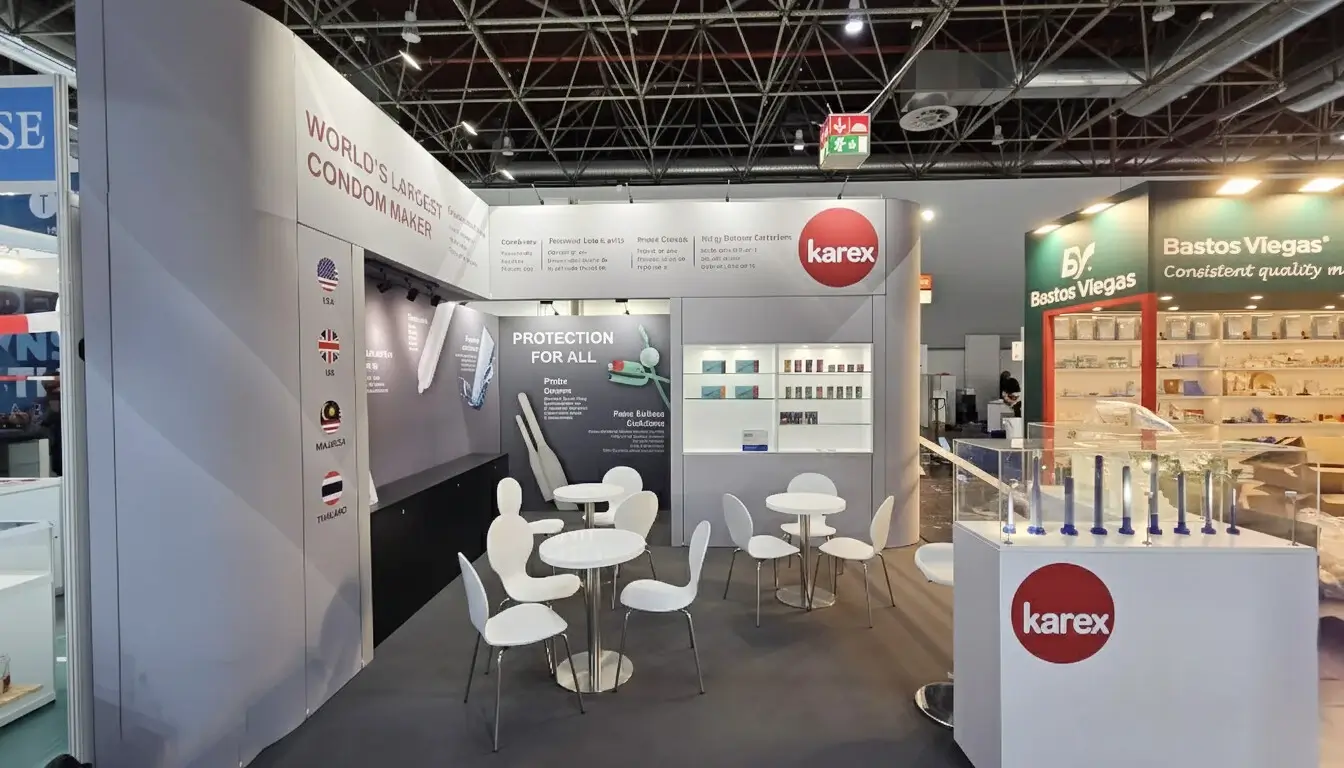 25 Sqm Booth for Karex – Malaysia MEDICA  2025, Dusseldorf