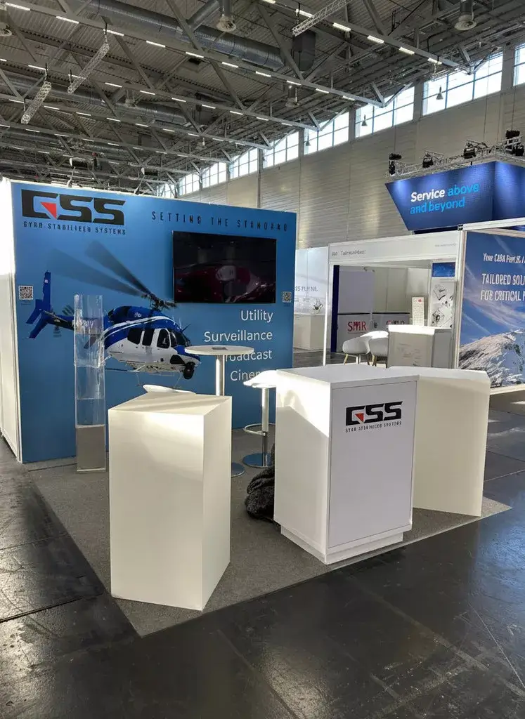 9 Sqm Booth for Gyro Stabilized Systems – USA European Rotors 2025, Cologne