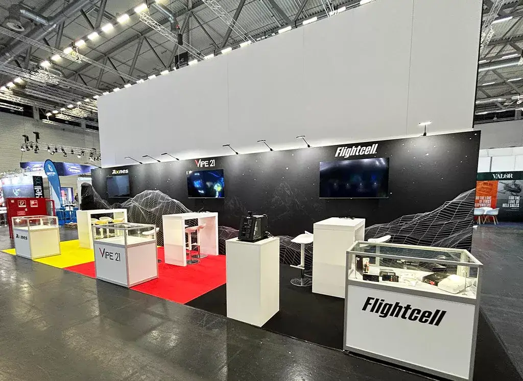66 Sqm Booth for Flightcell – England European Rotors 2025, Cologne