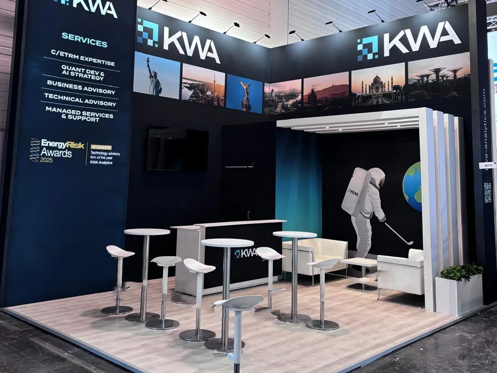 30 Sqm Booth for KWA Analytics – EnglandE-world 2026, Essen