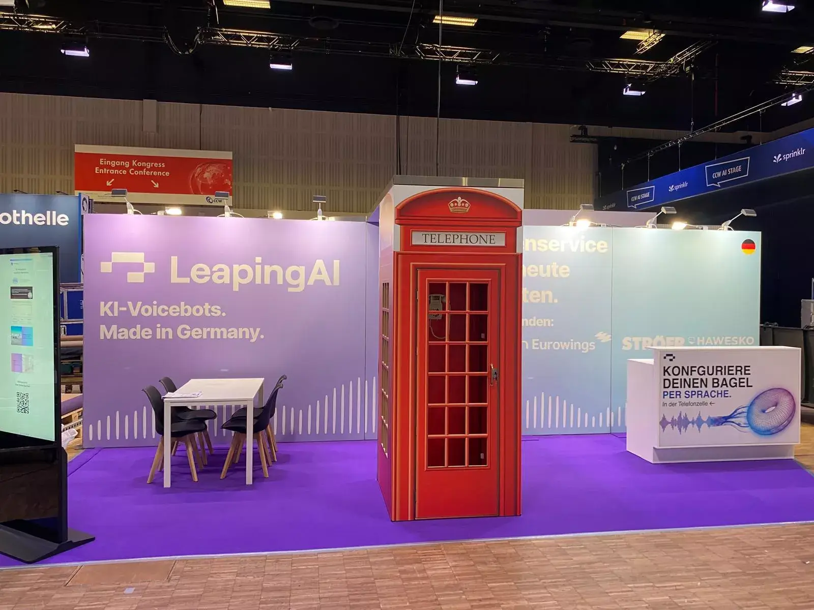 21 Sqm Booth for Leaping Al – USA Call Center World (CCW) 2026, Berlin