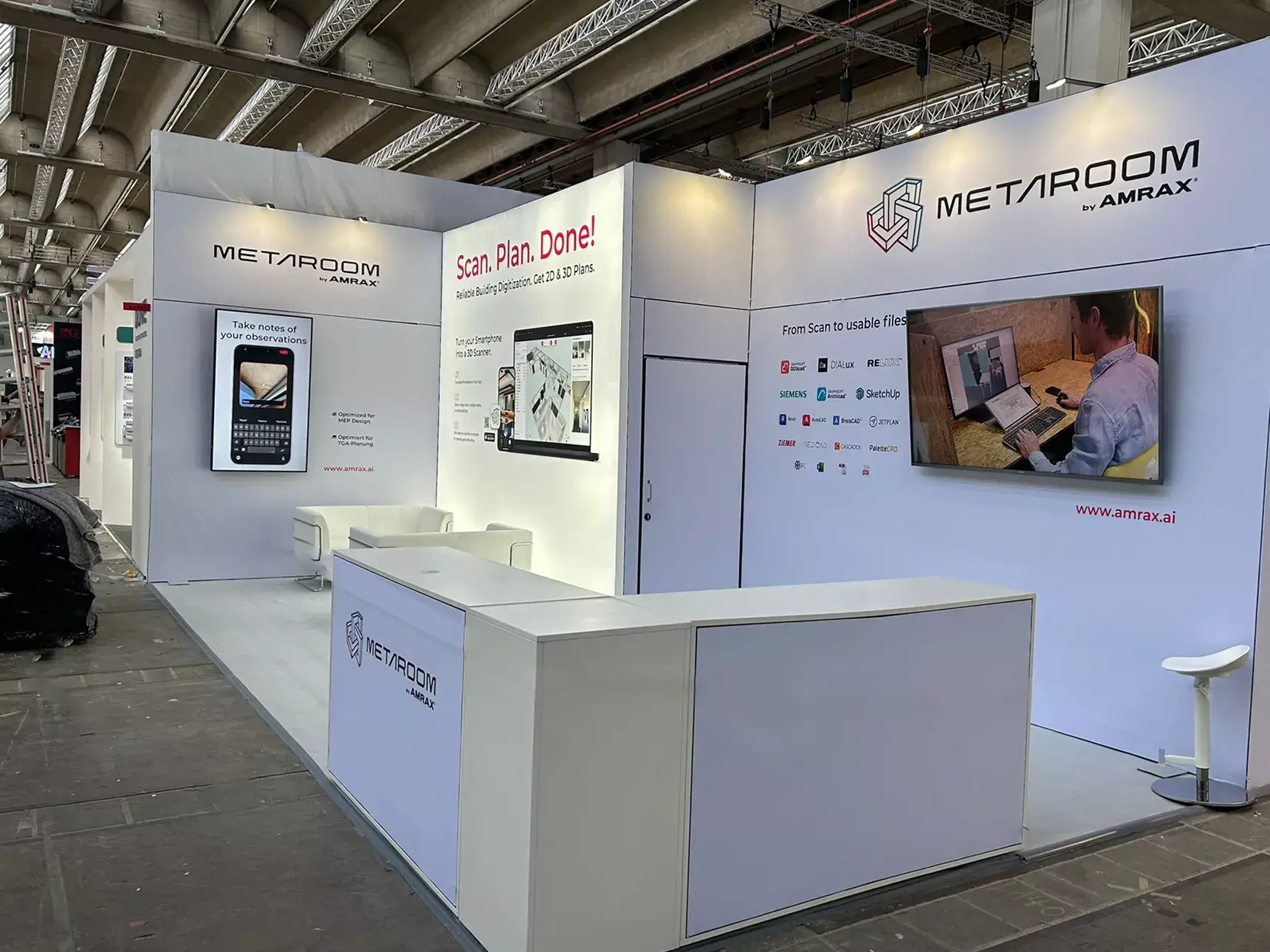 12 Sqm Booth for Amrax – Austria Light + Building 2026, Frankfurt