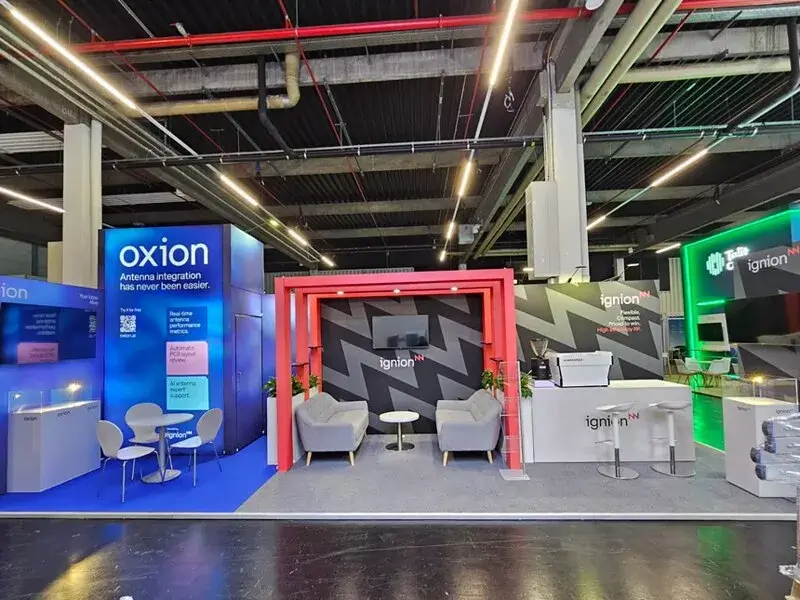 27 Sqm Booth for Ignion - Spain Embedded World 2026, Nuremberg