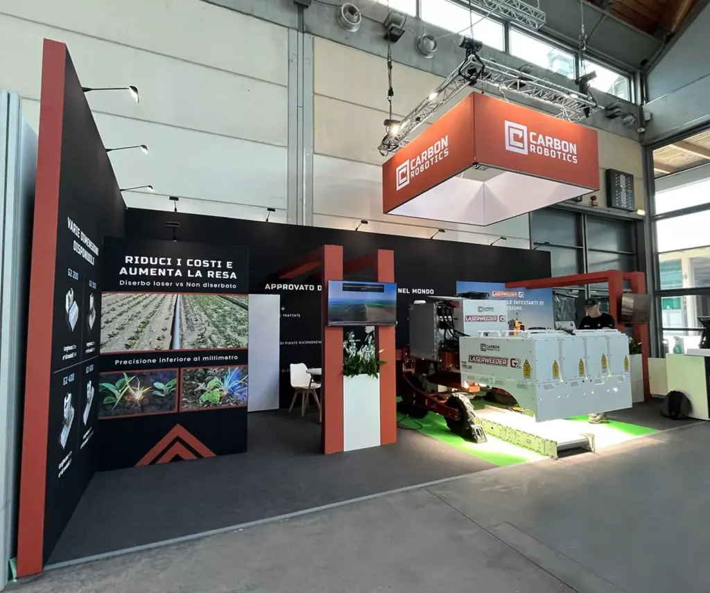 40 Sqm Booth for Carbon Robotics – USA Macfrut 2026, Rimini