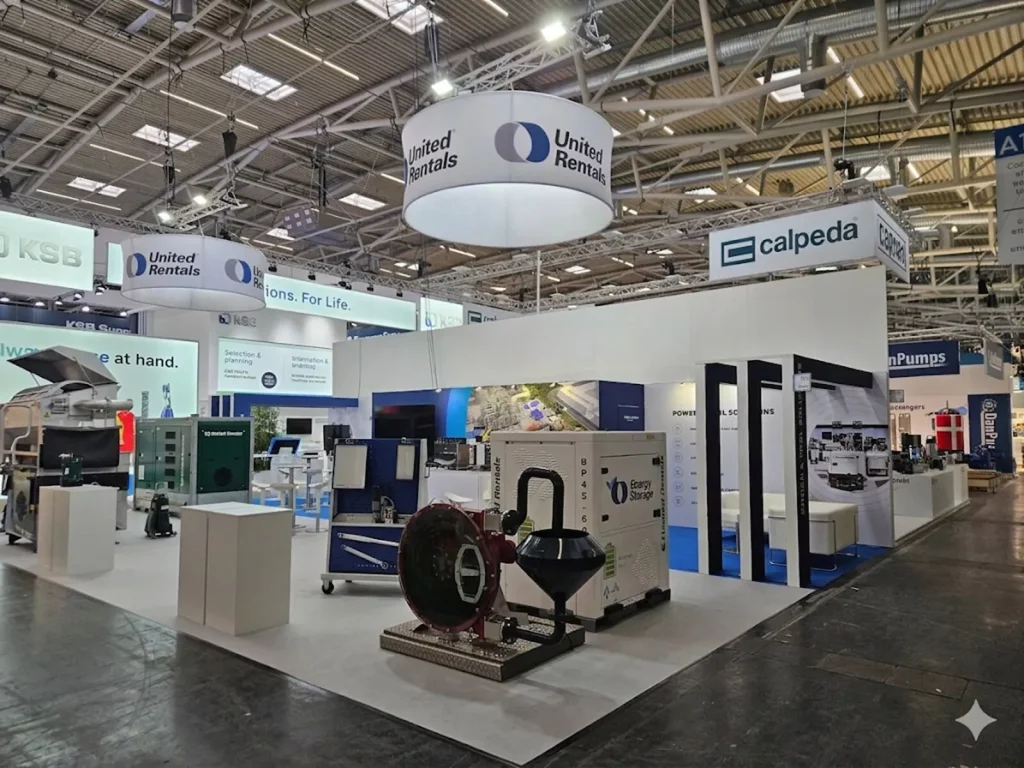114.75 Sqm Booth for United Rentals – The Netherlands  IFAT 2026, Munich