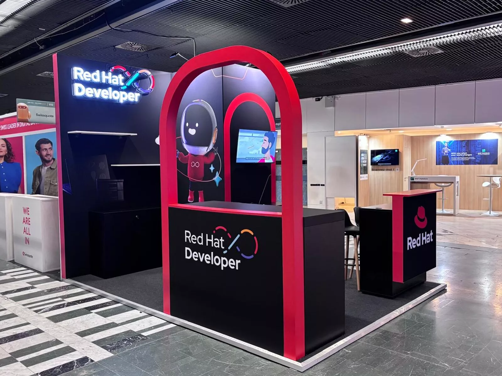 12 Sqm Booth for Red Hat – USA Devoxx 2026, Paris