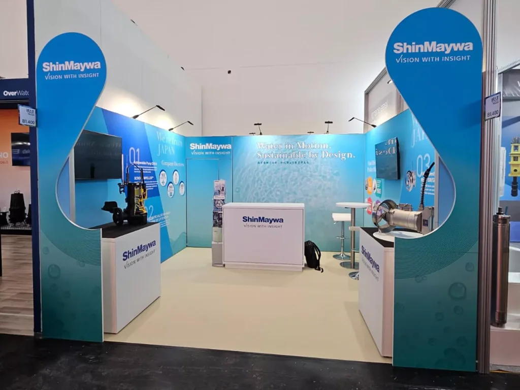 20 Sqm Booth for ShinMaywa – USA IFAT 2026, Munich