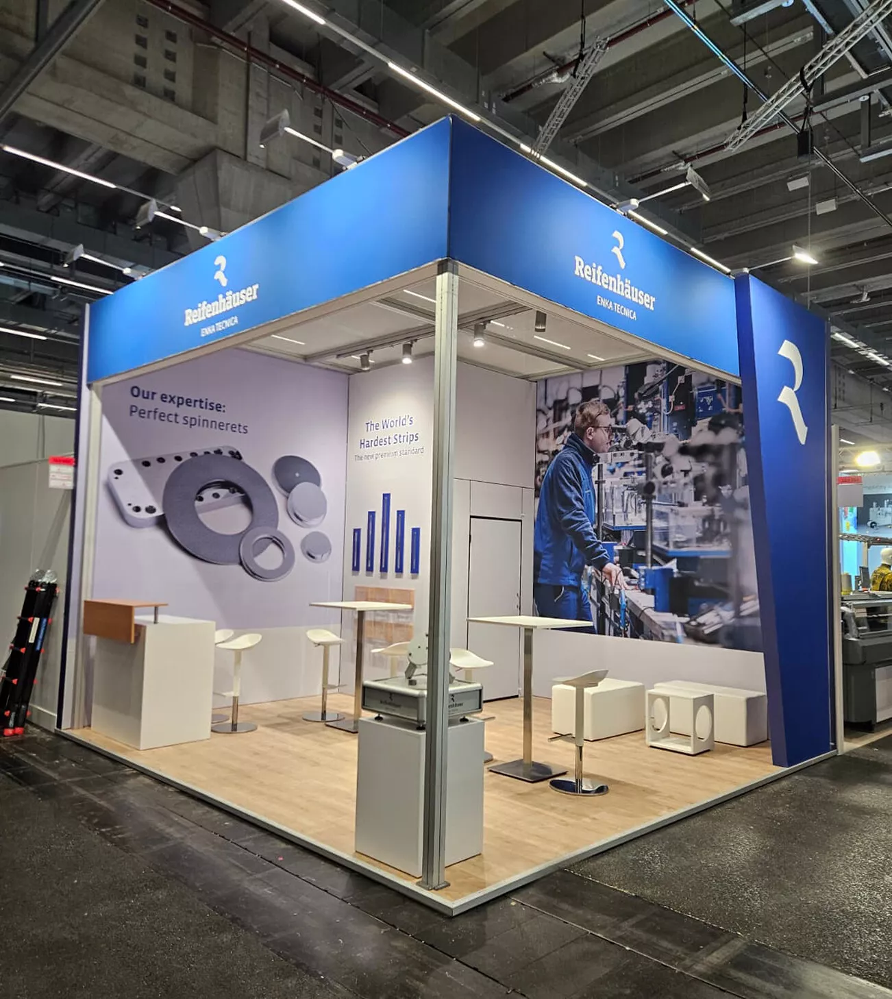 25 Sqm  Booth for Reifenhäuser – Germany Techtextil 2026, Frankfurt