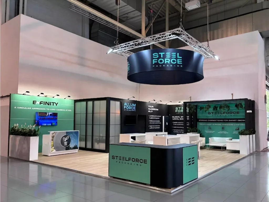 90 Sqm Booth for Steelforce Packaging – Belgium METPACK 2026, Essen