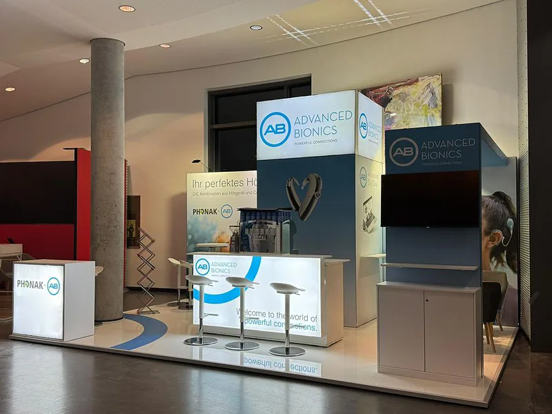 30 Sqm Booth for Advanced Bionics – USA DGHNO-KHC Annual Meeting 2026, Ulm