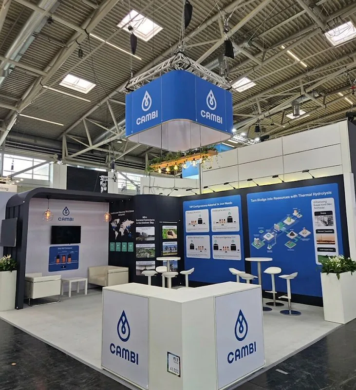 41.25 Sqm Booth for Cambi – Norway IFAT 2026, Munich