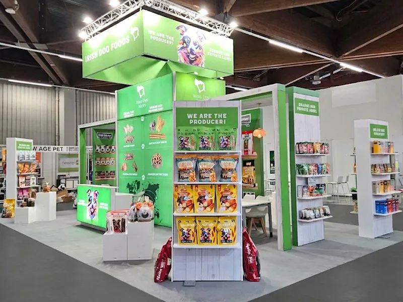 71.5 Sqm Booth for Irish Dog Foods  – Ireland  Interzoo 2026, Nuremberg