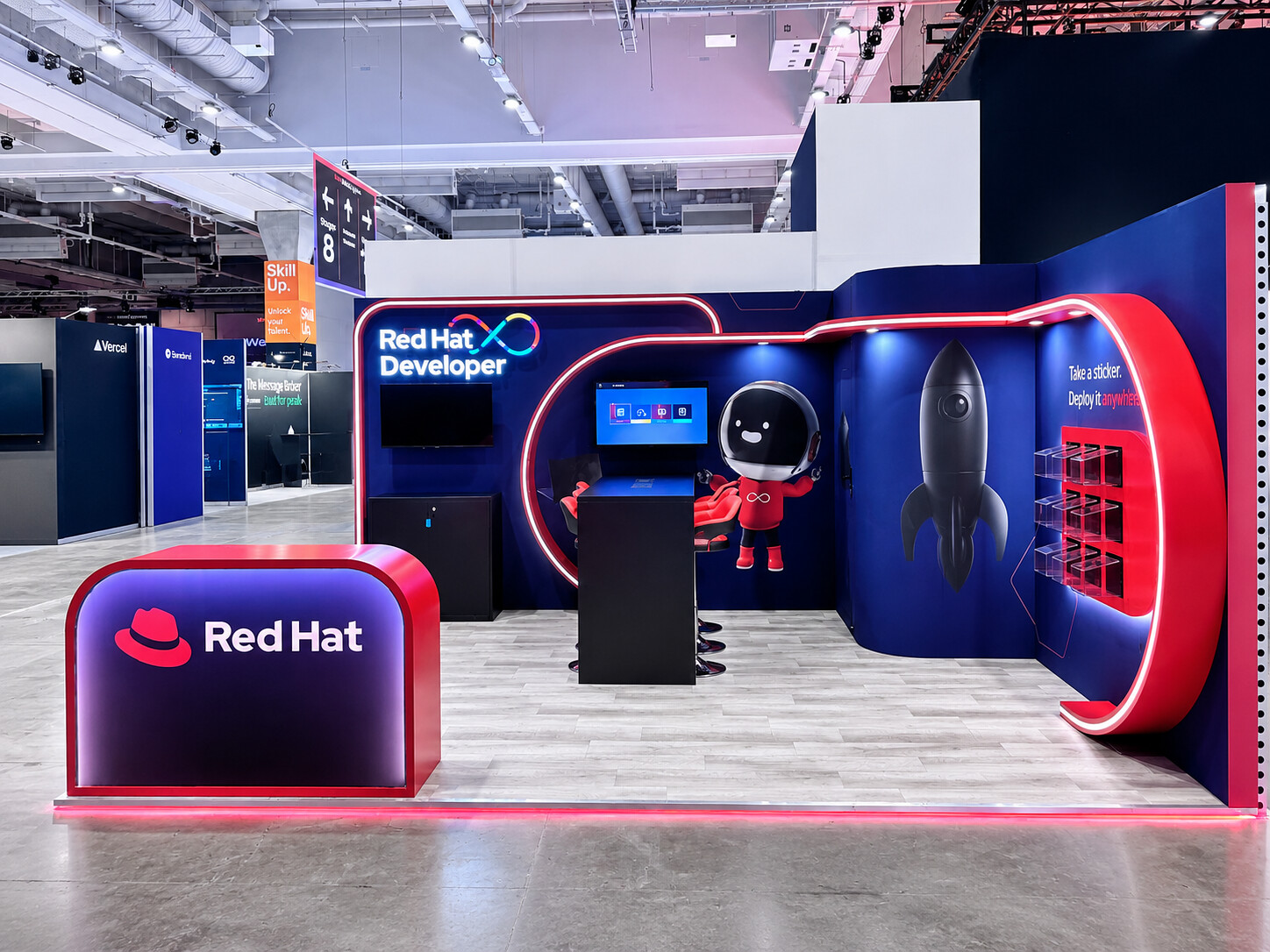 20 Sqm Booth for Red Hat – USA WeAreDevelopers World Congress 2026, Berlin