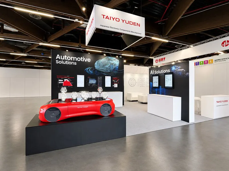 63 Sqm Booth for Taiyo Yuden – USA PCIM Expo Europe 2026, Nuremberg